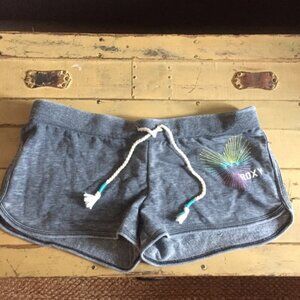 Roxy Vintage Charcoal Grey Lounge Shorts Medium